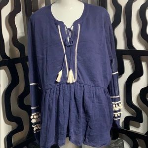 Curations Boho Blouse